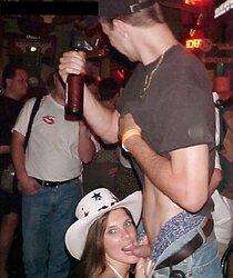 Deep-Throating In Public
