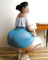 Adorable enormous backside plumper