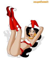 Splendid Dark-Hued Ladies...Christmas Culo and Honeypot