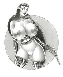 Enormous Breast Drawings Pt