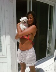 Tanja with older boy in SANTORINI - Geece