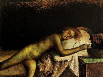 Painted Ero and Porn Art trio - Balthus