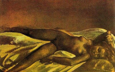 Painted Ero and Porn Art trio - Balthus