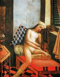 Painted Ero and Porn Art trio - Balthus