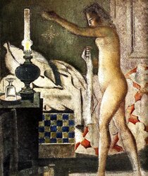 Painted Ero and Porn Art trio - Balthus