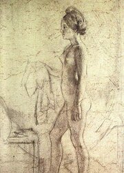 Painted Ero and Porn Art trio - Balthus