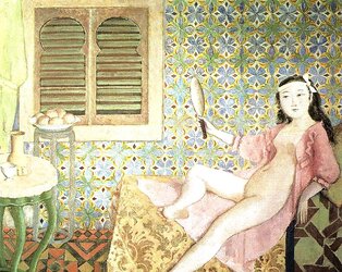 Painted Ero and Porn Art trio - Balthus