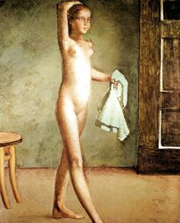 Painted Ero and Porn Art trio - Balthus