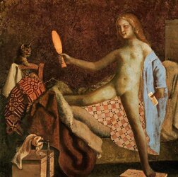 Painted Ero and Porn Art trio - Balthus