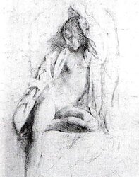 Painted Ero and Porn Art trio - Balthus