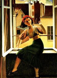Painted Ero and Porn Art trio - Balthus