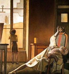 Painted Ero and Porn Art trio - Balthus