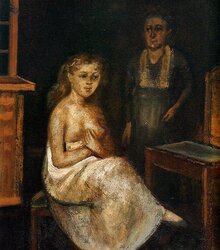 Painted Ero and Porn Art trio - Balthus