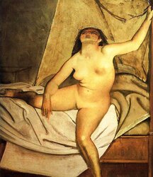 Painted Ero and Porn Art trio - Balthus