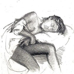 Painted Ero and Porn Art trio - Balthus