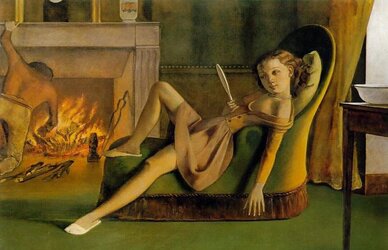 Painted Ero and Porn Art trio - Balthus