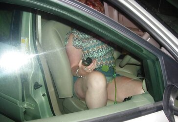 Car upskirt