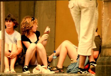 Mother and not her Daughter Upskirt Voyeur