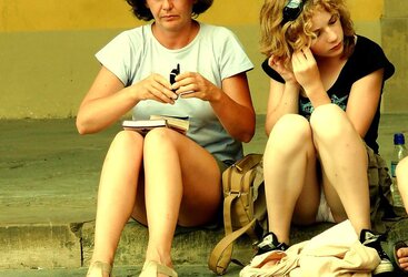 Mother and not her Daughter Upskirt Voyeur