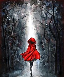 Tiny crimson...