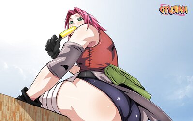Giant bums hentai