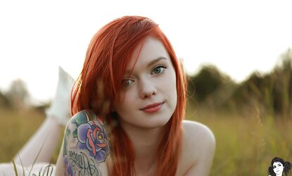 Lass sexy ginger