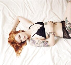 Lass sexy ginger