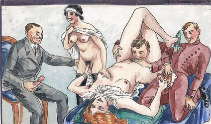 Thematic Drawn Porn Art 27 - German Pornographic Album