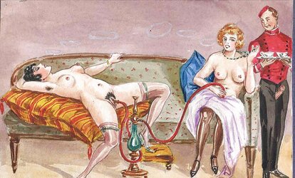 Thematic Drawn Porn Art 27 - German Pornographic Album