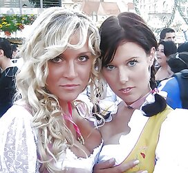 HEISSE NUTTEN IM DIRNDL