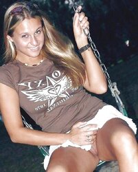 Upskirt No Undies #rec Fledgling showcasing labia Public Bareness