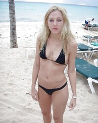 MICRO BATHING SUIT - This Damsel is so jaw-dropping !!!