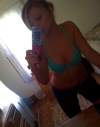 Youthfull teenager selfshots