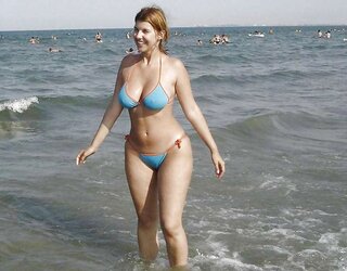Your mom in a swimsuit