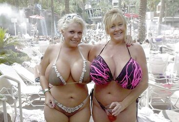 Your mom in a swimsuit