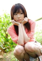Haruka Mana attempted a fresh floral miniskirt