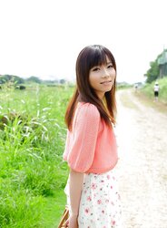 Haruka Mana attempted a fresh floral miniskirt