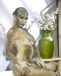 Mika Sunburn Fetish Transformation Crazy Reptile