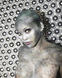 Mika Sunburn Fetish Transformation Crazy Reptile