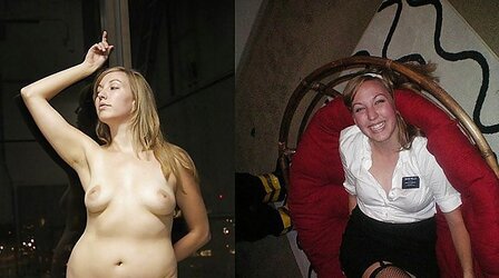 Clad - disrobed