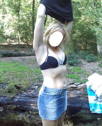 Exgf Poses Bare in Forest