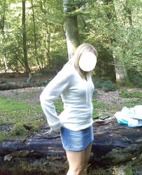 Exgf Poses Bare in Forest
