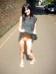 NEVER UNDIES UNDER THE MICROSKIRT