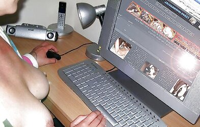 White Gals observing Bi-Racial Porn