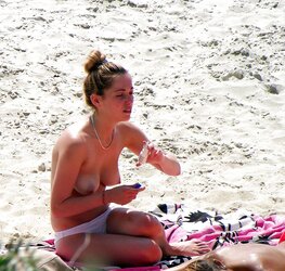 BARE AT THE BEACH