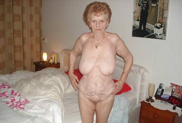 Granny inexperienced at home