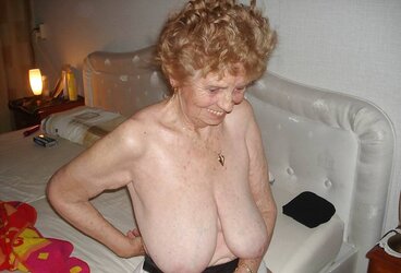 Granny inexperienced at home