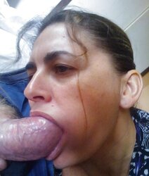 Deep Throating it again.