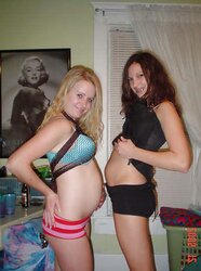 Fledgling PREGNANT teenager selfschor part