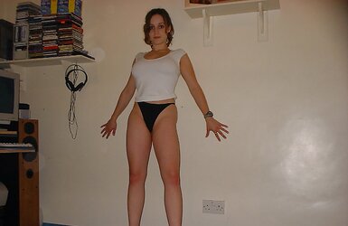 Whorish Fledgling Teeny displays Figure and Slit